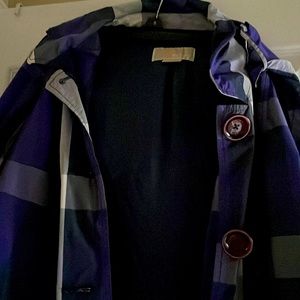 raincoat size M Michael Kors purple